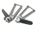 Cagiva Planet 125 [1998] - Passenger footrests with holder for rear passenger footrest holder pair-1