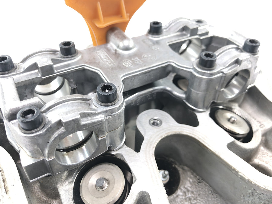 BMW F 650 GS R13 [2000] - Zylinderkopf Ventilkopf mit Nockenwellenlagerbock