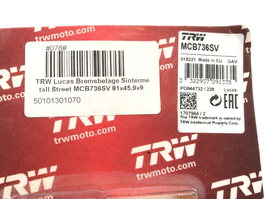 BMW K 1300 R K12S [2014] - Brake pads as good as new