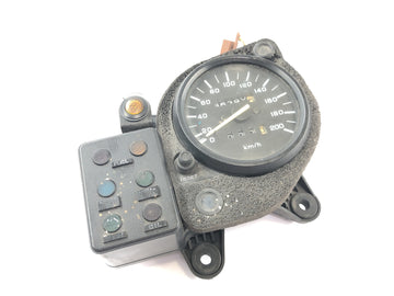 Honda XRV 750 Africa Twin RD04 [1992] - Cockpit de compteur de vitesse avec feux de signalisation