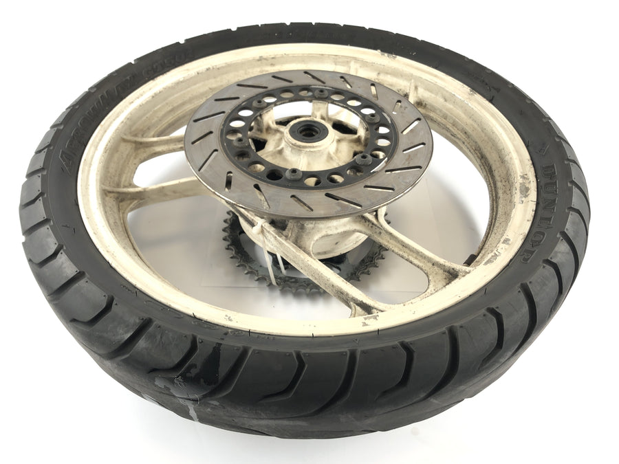 Yamaha Rz 250 R 29l [approx. 250 YPVS] - rear wheel wheel rim at the back 2.50 x 18 "with chain wheel and brake disc