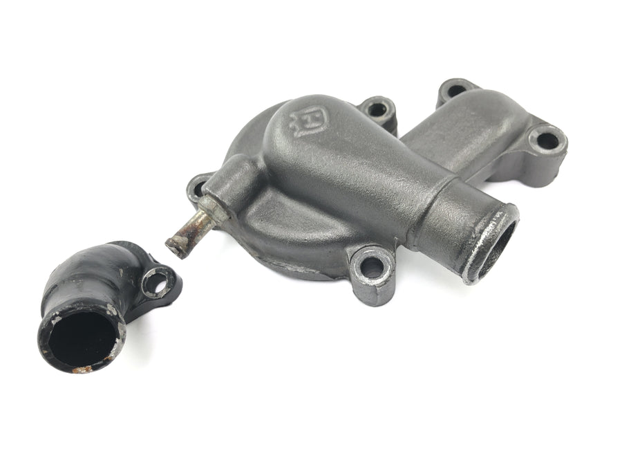 Husqvarna TE 610 H6 8AE [TE 570 H7] - Water pump cover coolant pump housing with coolant flange