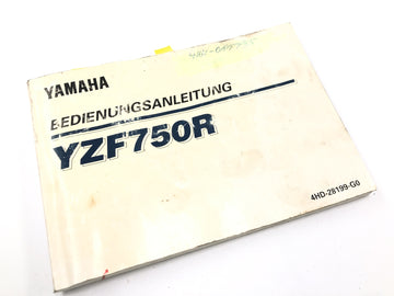Yamaha YZF 750 R 4HN [1995] - Mode d'emploi manuel mode d'emploi