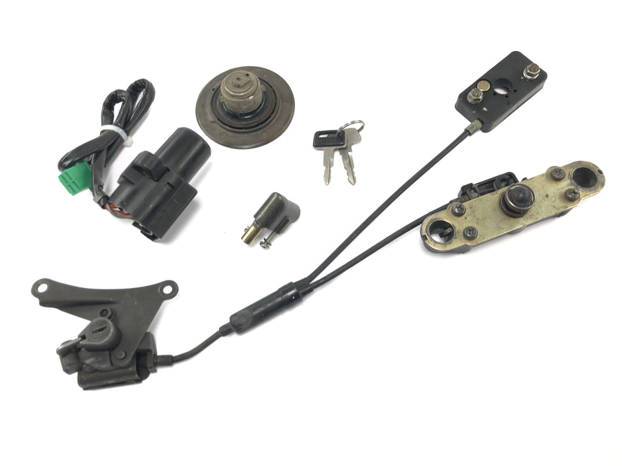 Suzuki GSX R 1100 GU74C [1987] - Lock set ignition lock tank lock handlebar lock seat lock