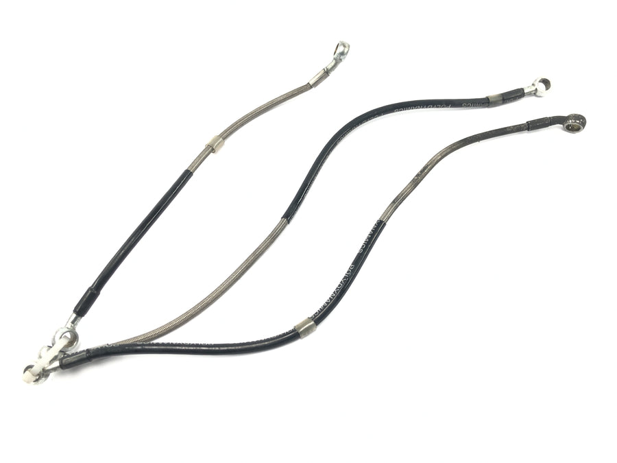 Triumph Daytona 900 T300D [1996] - Brake line steel flex brake hose set front