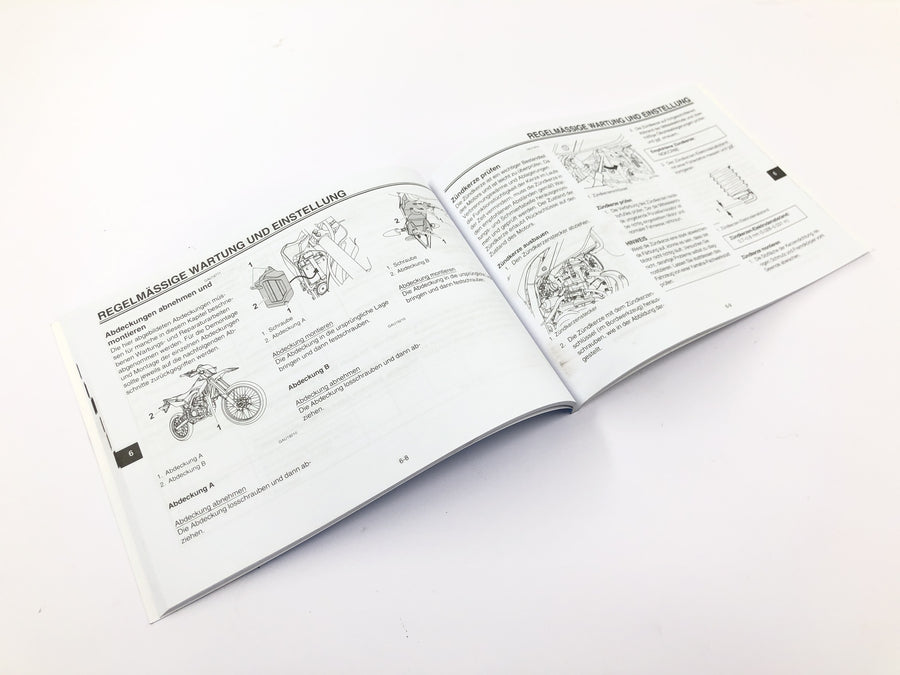 Yamaha WR 125 X DE07 [2010] - Bedienungsanleitung Handbuch Fahrerhandbuch