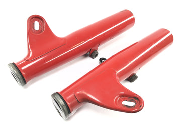 Moto Guzzi V7 Special [1971] - Paire de supports de phare de fourche télescopique partie supérieure de bras de fourche - 0
