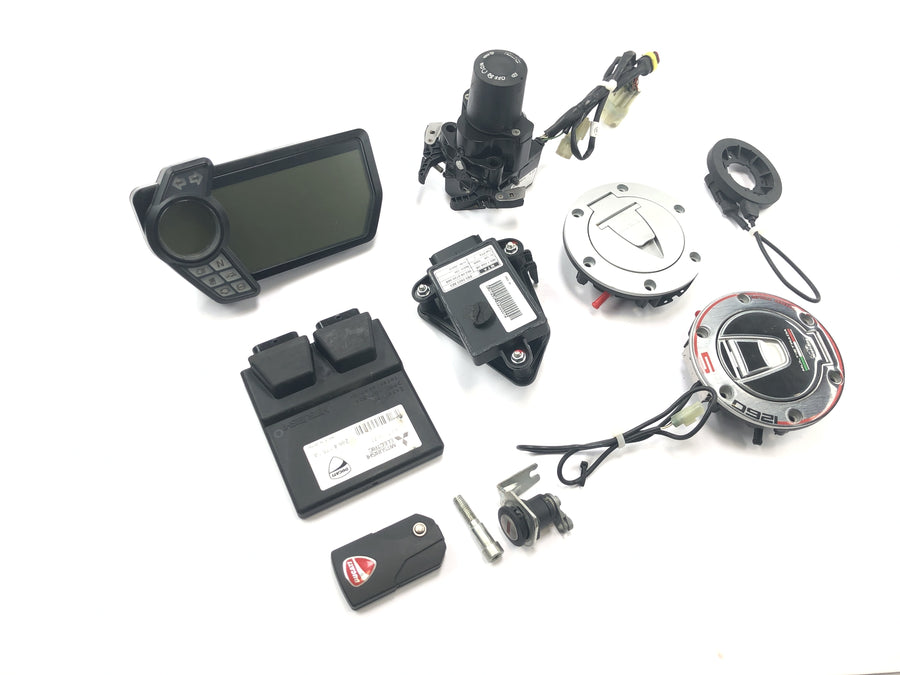 Ducati Multistrada 1200 S Touring [2009] - Schlosssatz Zündschloss Wegfahrsperre ECU Tachosensor