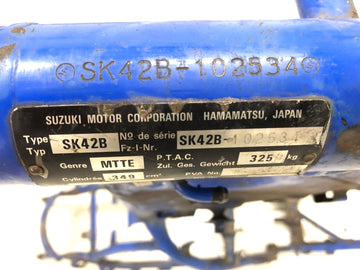 Suzuki DR 350 SK42B [1991] - Rahmen mit Papieren - 0