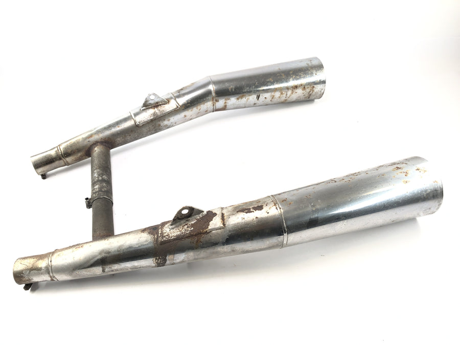 Honda GL 1000 Goldwing GL1 [1978] - exhaust rush -end dampers on the left right chrome