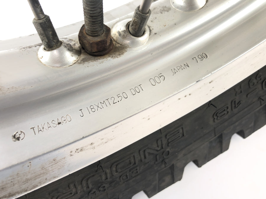 Husqvarna TE 610 8ae [1994] - Rim de roue arrière avec disque de frein et roue de chaîne
