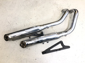 Kawasaki VN 800 VN800A [1996] - Système d'échappement collecteur de silencieux d'échappement tuyaux d'échappement complets avec support