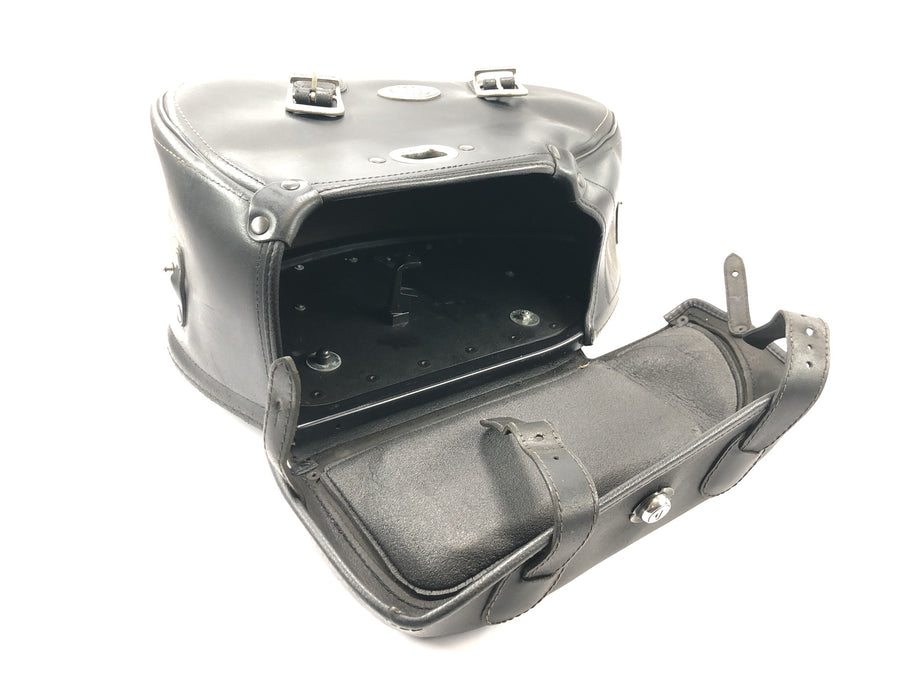Honda VTX 1800 SC46 [2004] - Paire de valises latérales sacoche de selle en cuir avec clé