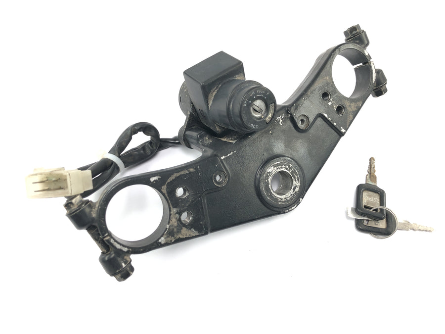 Kawasaki GPZ 1000 RX [1987] - Lock set with upper fork bridge, ignition lock, tank cap, steering lock, seat lock