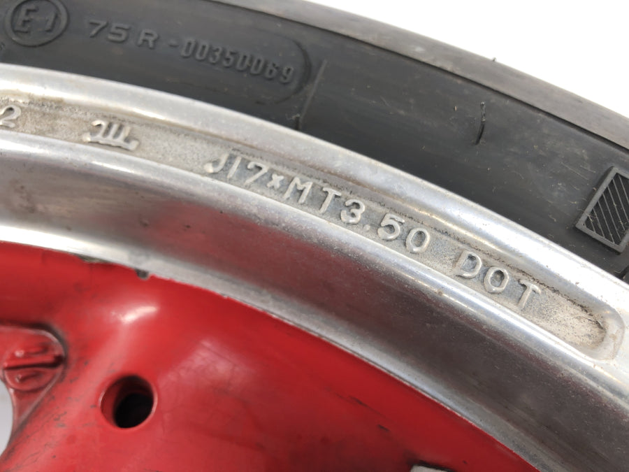 Suzuki GSX R 1100 GV73B [1990] - Rim de roue avant à l'avant avec des disques de freinage