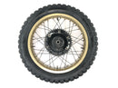Yamaha XT 500 1U6 [1981] - Hinterrad Felge Gold Speichenrad 1.85 x 18" mit Trommelbremse-2