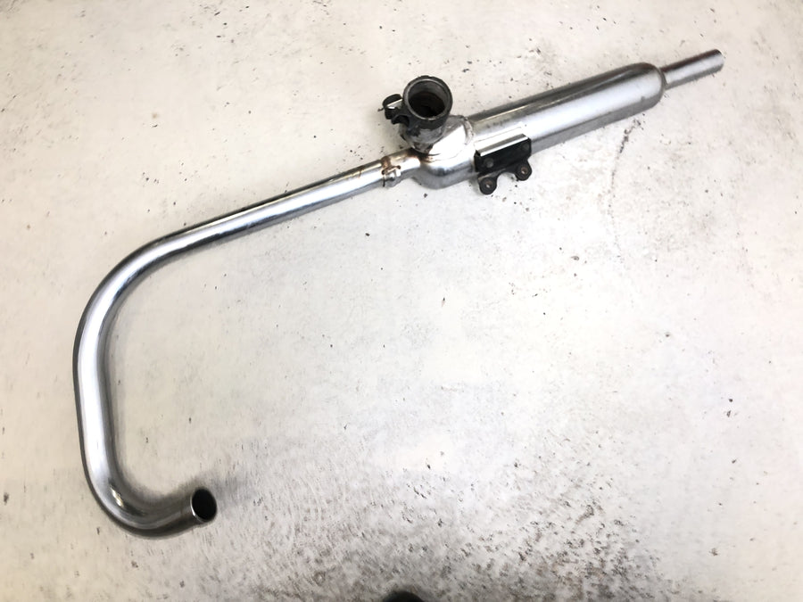 Kawasaki W 650 EJ650A [1999] - Auspuffanlage links Auspuffkrümmer Endtopf Schalldämpfer