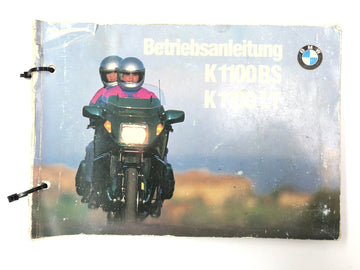 BMW K 1100 RS [1991] - operating instructions for operating instructions