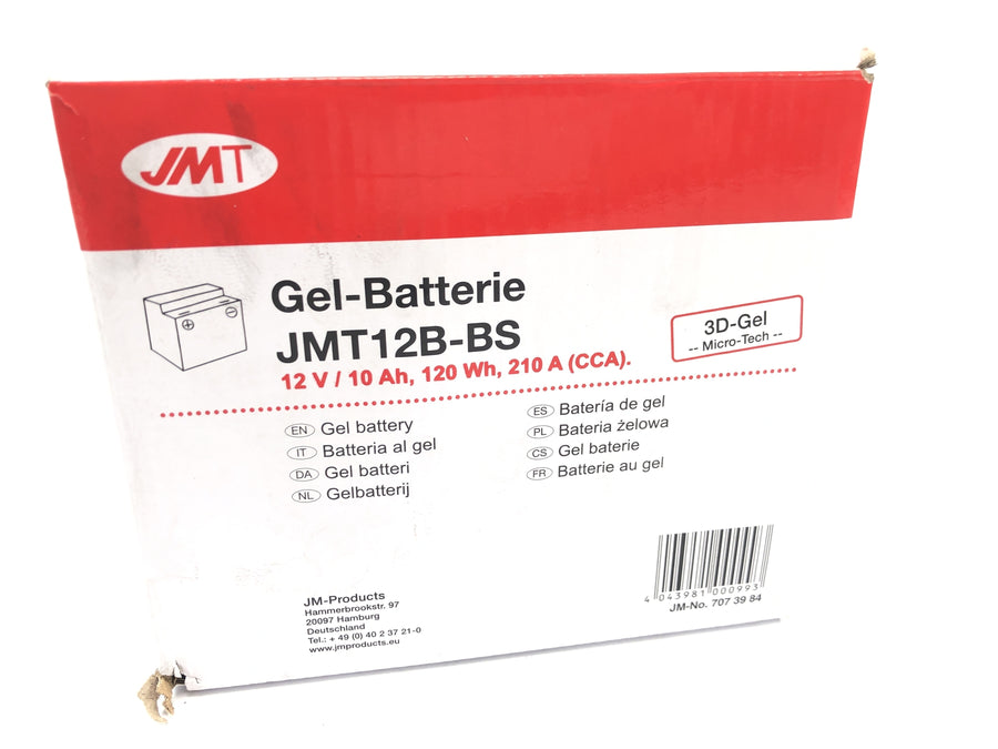 Ducati Monster S4R M4 [2004] - Batterie Gelbatterie Starterbatterie 12V 10Ah JMT