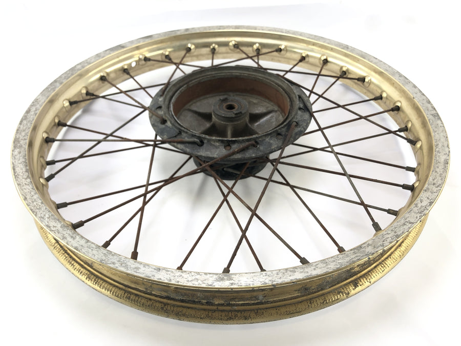 Yamaha XT 500 1U6 [1981] - Vorderrad Felge Rad Gold