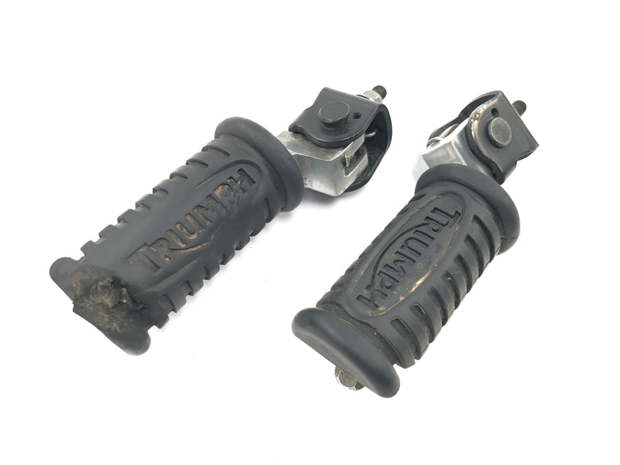 Triumph Bonneville T100 986MF [2012] - Paire de repose-pieds avant conducteur pliables