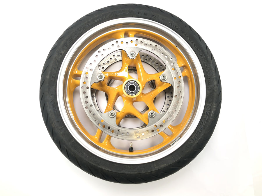 BMW R 1100 S R2S [2000] - Front wheel complete wheel rim 3.50 x 17" brake discs ABS sensor ring