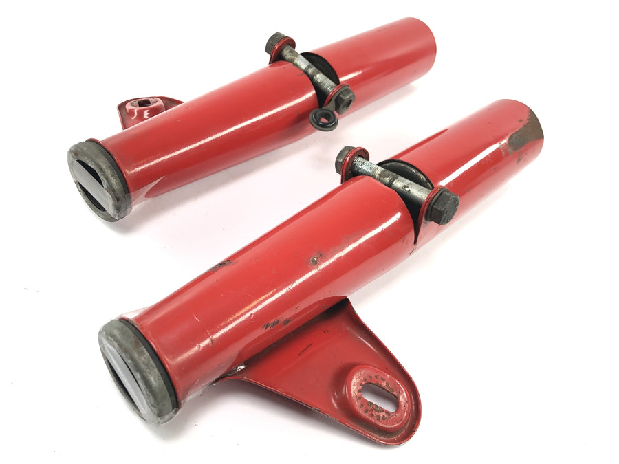 Moto Guzzi V7 Special [1971] - Fork leg upper part telescopic fork headlight mount pair
