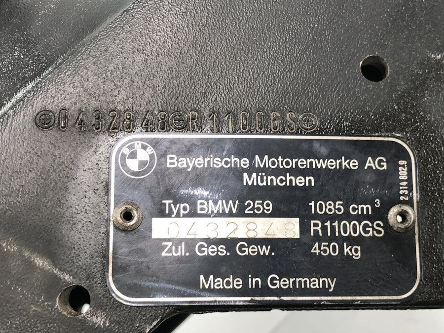 BMW R 1100 GS 259 [1995] - Cadre tête de cadre avec papiers