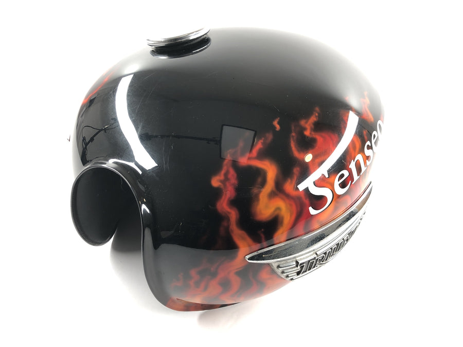Triumph Bonneville T100 986MF [2012] - Réservoir de carburant réservoir d'essence avec bouchon de carburant