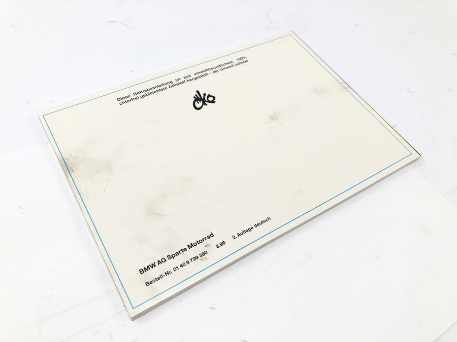 BMW K 1100 LT 100 [1994] - Operating instructions manual
