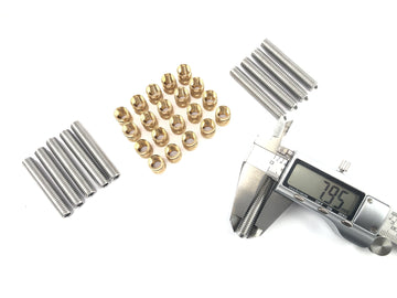 Ducati Monster S4R M4 [2004] - grub screws grub screws tip stainless steel M8 50mm with screw sleeves - 0