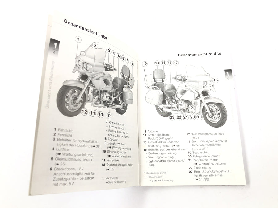 BMW R 1200 CL K30 [2003] - Bedienungsanleitung