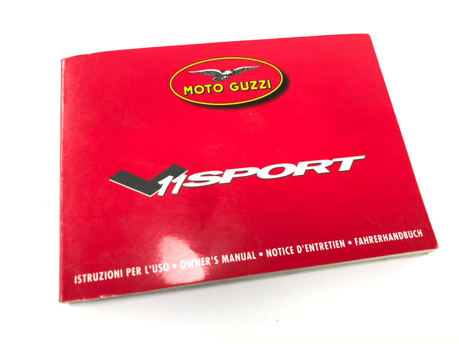 Moto Guzzi V11 Sport [1999] - Manual Driver's Manual User Manual
