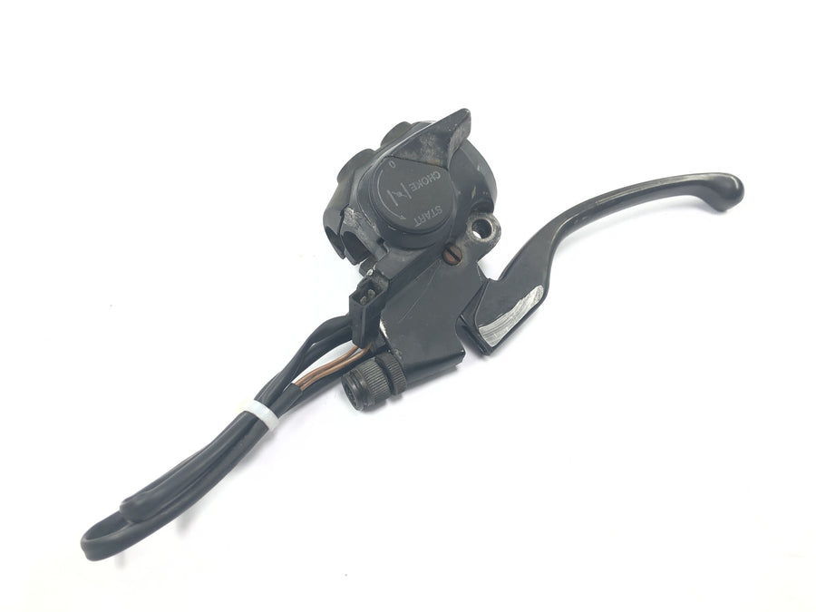 BMW R 100 GS 247E [1991] - fixation de guidon, fixation d'embrayage gauche avec levier de starter