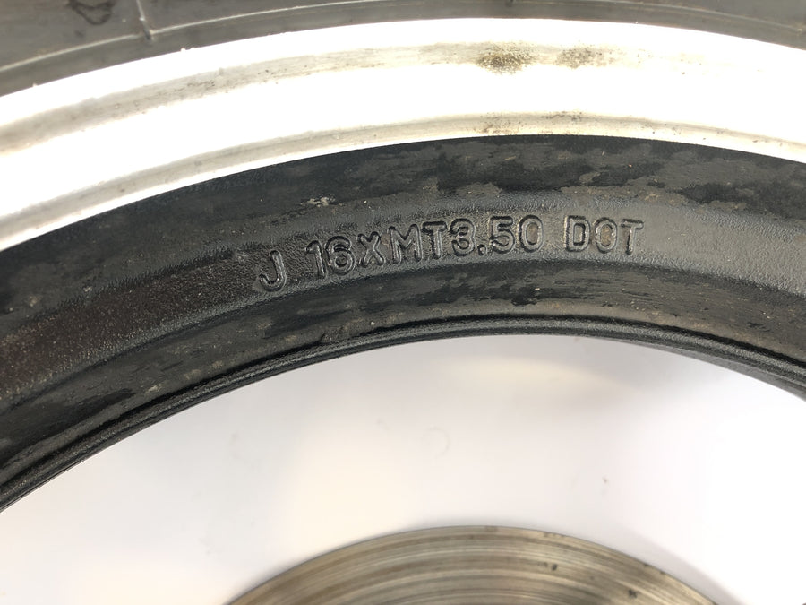 Yamaha FJ 1100 47E [1985] - Rim de roue arrière avec disque de frein et roue de chaîne