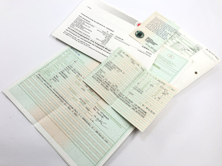 Moto Guzzi California II VT [1985] - Cadre avec papiers