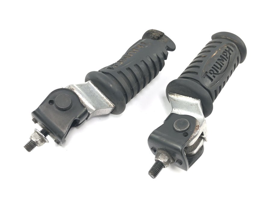 Triumph Bonneville T100 986MF [2012] - Paire de repose-pieds avant conducteur pliables