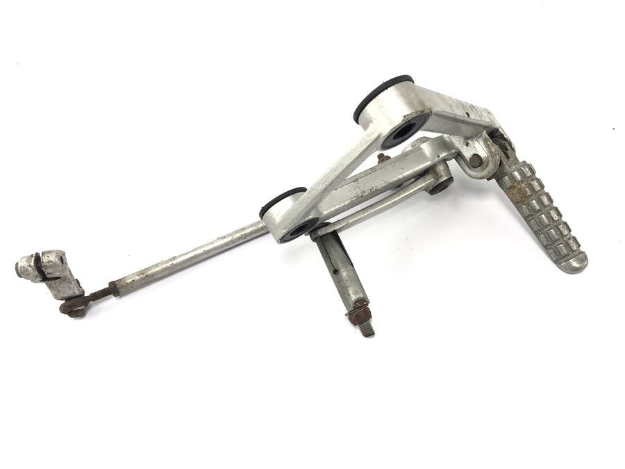 Cagiva Mito 125 EVO 8P [2000] - Driver's footrest roast footrest bracket on the left with switching pedal