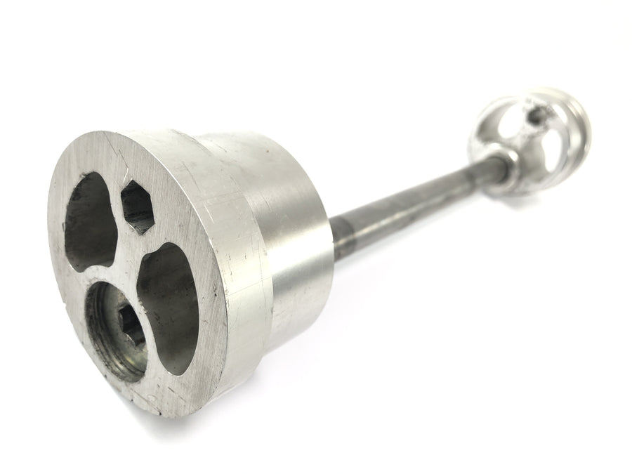 Triumph Daytona 900 T300 [1996] - Rear axle with eccentric chain tensioner