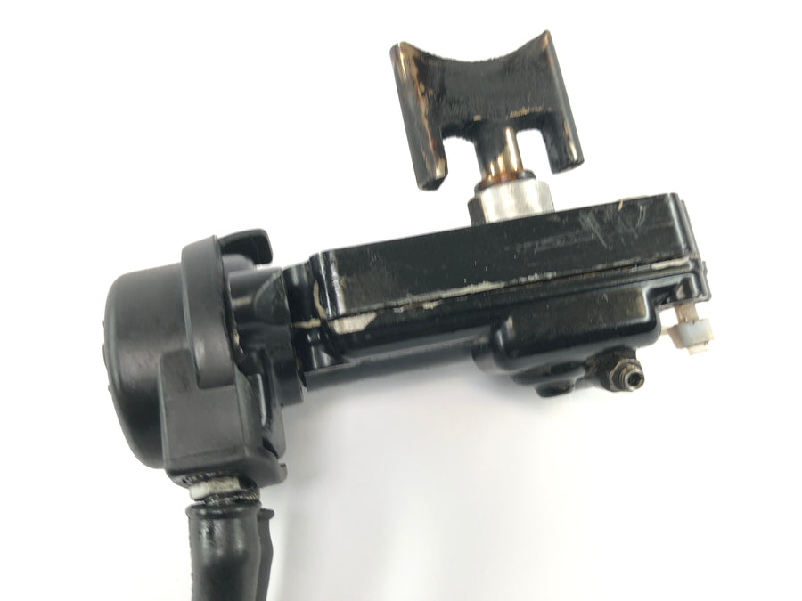 Cagiva Planet 125 [1998] - exhaust control with Bowden cables exhaust slide
