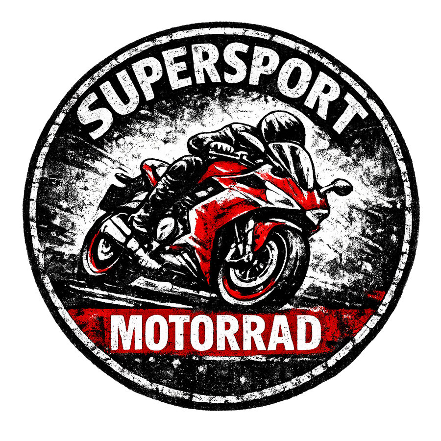 Ducati supersport [Hoodie] - Grunge Badge - Brust Print