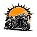 Ducati supersport [Cup Black] - Sunset Split - Simple face