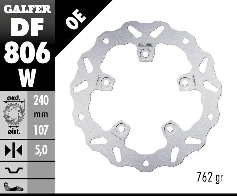 Gas SM 700 [2022-2024] - Wave® Bremsscheibe – Bild 2