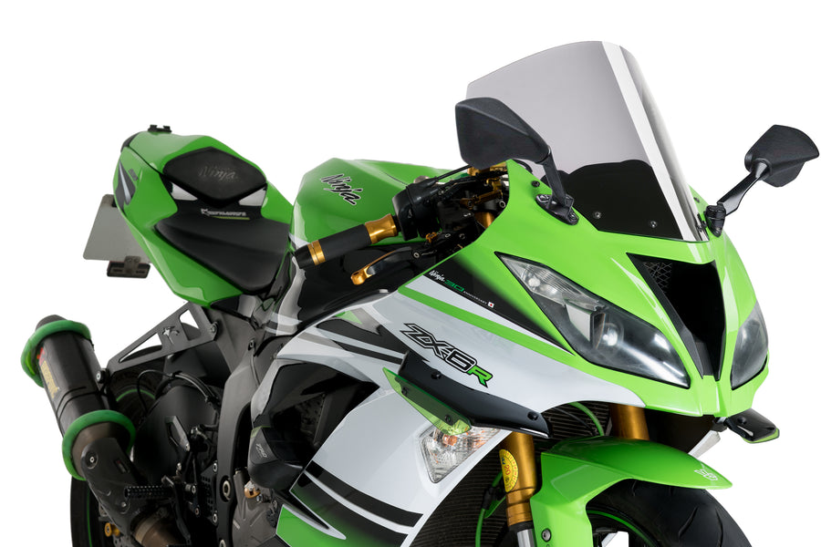 KAWASAKI ZX-6R NINJA [2018] – Bulle R-Racer – Transparent