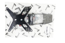 harley davidson flstf [ZIEGER] – Support de plaque d'immatriculation X-Line type E-1