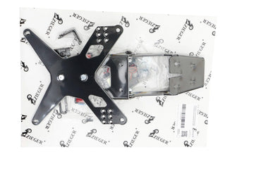 harley davidson flstf [ZIEGER] – Support de plaque d'immatriculation X-Line type E