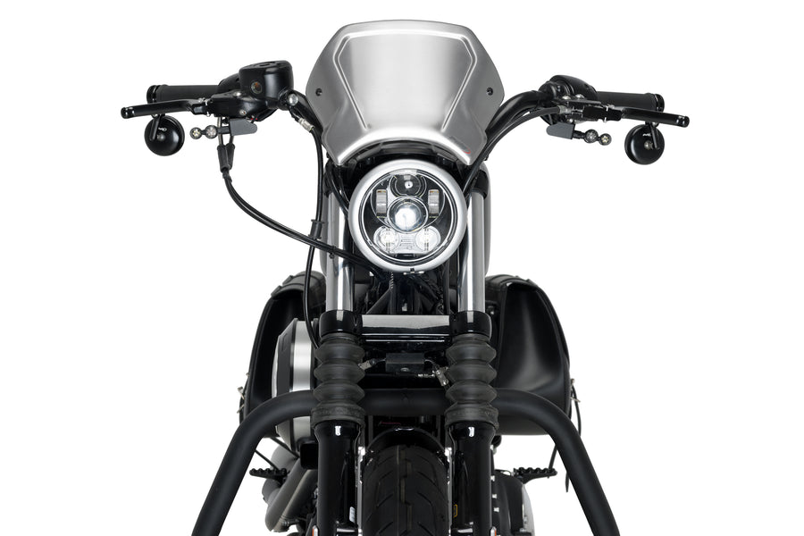 HARLEY DAVIDSON SPORTSTER 883 IRON XL 883 N [2012] – ALU Frontplatte – Schwarz