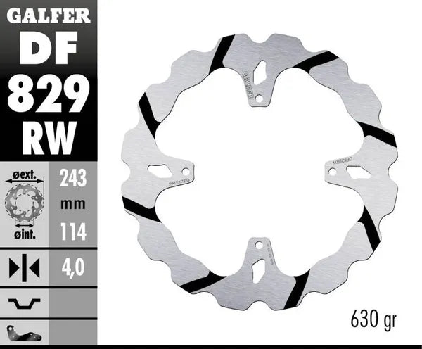 Tm Racing SMX 530 F Competition [2011-2012, 2014] - DISQUE DE FREIN FIXE WAVE RAINURÉ OVERSIZE – Photo 4