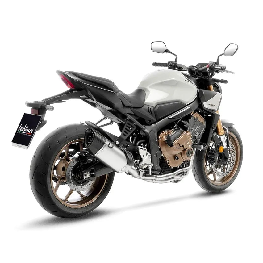 Honda CB 650 R [Leovince]-Footrest dismay