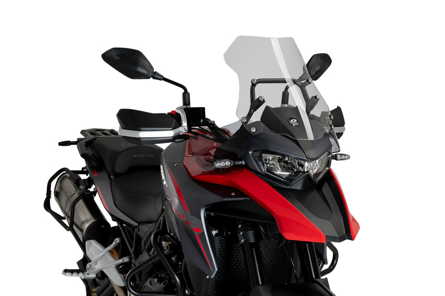 QJ SRT 700X ON ROAD [2025] – Déflecteur de vent allongé – teinté